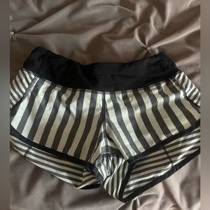 low waisted lululemon athletic shorts